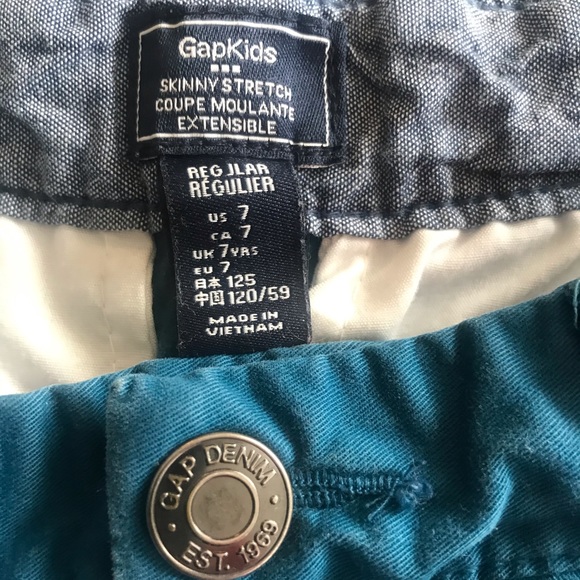 Turquoise chinos - Picture 2 of 5